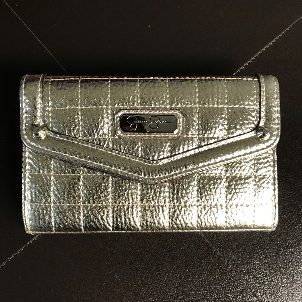 Jessica Simpson Gold folding wallet